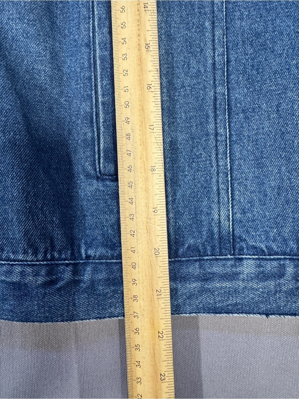 Vintage women’s Pendleton Denim western Vest with Orange Southwestern Yoke 0004 - Picture 4 of 6